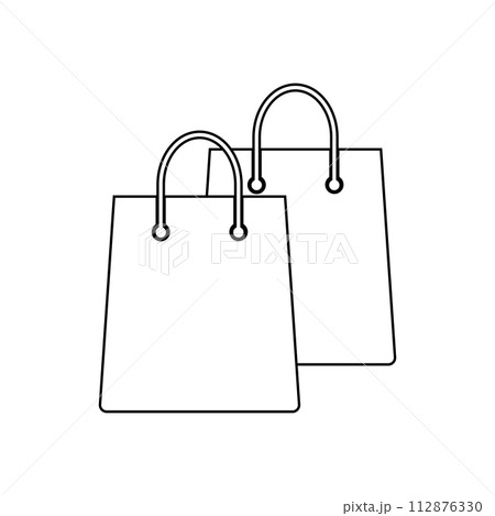 shopping bag icon shopping bag icon 112876330