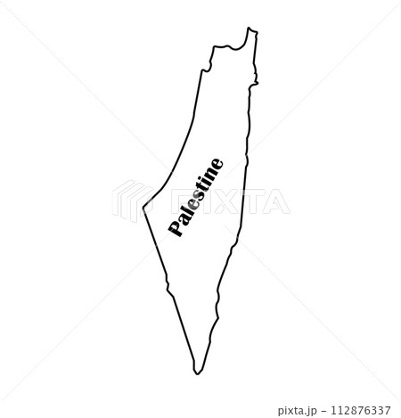 palestine map palestine map 112876337