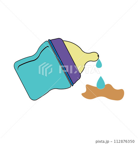 bottle of milk icon 112876350