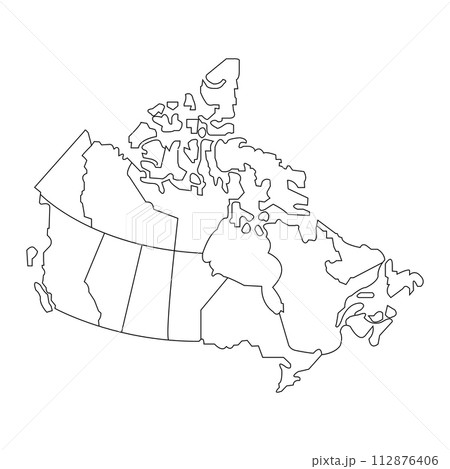 Canada Map icon Canada Map icon 112876406