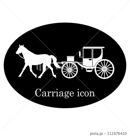 carriage icon 112876420