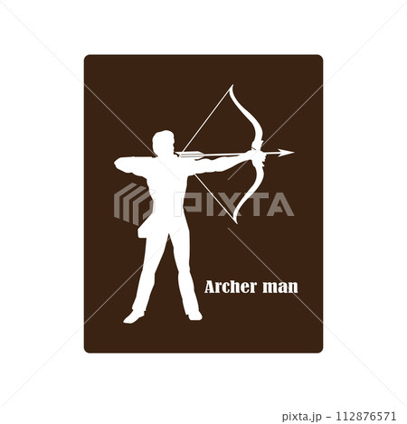 Archer man icon 112876571