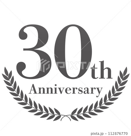 月桂樹の30周年装飾フレーム 月桂樹の30周年装飾フレーム 112876770