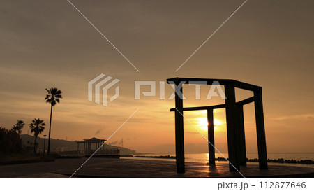 東京湾の朝（春） 112877646