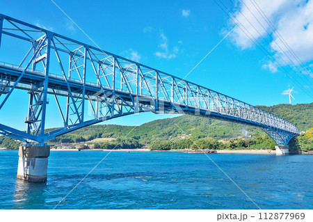 【黒之瀬戸大橋】 鹿児島県出水郡長島町 112877969