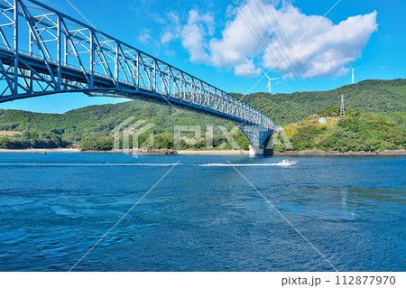【黒之瀬戸大橋】 鹿児島県出水郡長島町 112877970