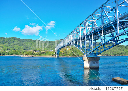 【黒之瀬戸大橋】 鹿児島県出水郡長島町 112877974