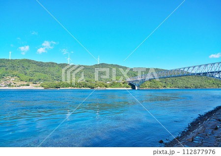 【黒之瀬戸大橋】 鹿児島県出水郡長島町 112877976