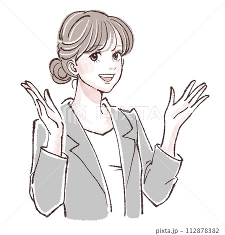 女性・女の子のイラスト素材 112878382