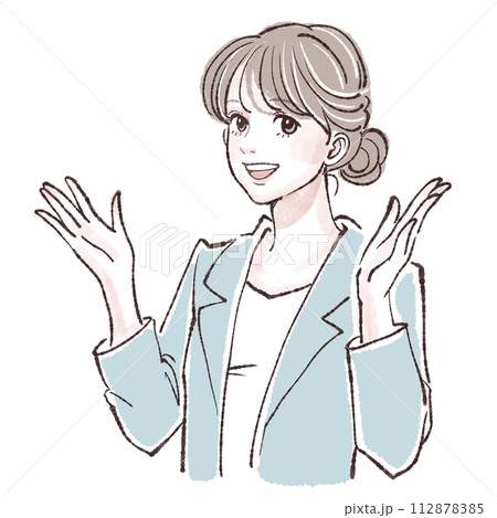 女性・女の子のイラスト素材 112878385