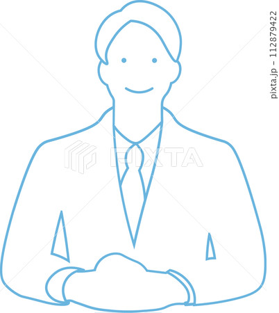 受付の男性 受付の男性 112879422