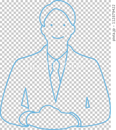 受付の男性 受付の男性 112879422