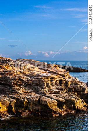千畳敷から三段壁千畳敷エリアの眺め【和歌山県西牟婁郡】 千畳敷から三段壁千畳敷エリアの眺め【和歌山県西牟婁郡】 112881049