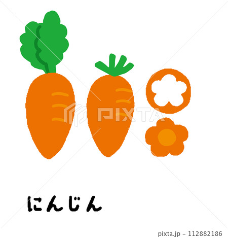 夏野菜 にんじん 夏野菜 にんじん 112882186