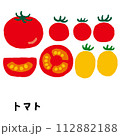 夏野菜　トマト 112882188