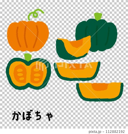 夏季蔬菜南瓜 夏季蔬菜南瓜 112882192