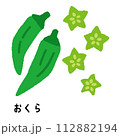 夏野菜　おくら 112882194