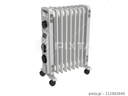 オイルヒーター 電化製品 家電 電気製品 単体(3DCGイメージ) オイルヒーター 電化製品 家電 電気製品 単体(3DCGイメージ) 112882640