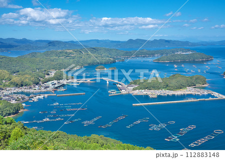 【針尾公園 展望台からの風景】 鹿児島県出水郡長島町鷹巣 112883148