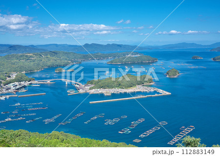【針尾公園 展望台からの風景】 鹿児島県出水郡長島町鷹巣 112883149