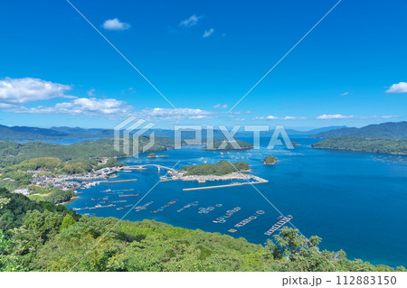 【針尾公園 展望台からの風景】 鹿児島県出水郡長島町鷹巣 112883150