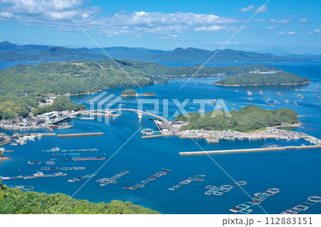 【針尾公園 展望台からの風景】 鹿児島県出水郡長島町鷹巣 112883151