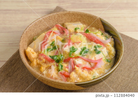 豆腐の玉子あんかけ 豆腐の玉子あんかけ 112884040
