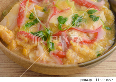 豆腐の玉子あんかけ 112884097