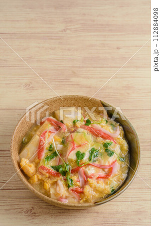 豆腐の玉子あんかけ 豆腐の玉子あんかけ 112884098