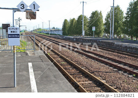 栗山駅　JR栗山駅　くりやま　Kuriyama　室蘭本線 112884821
