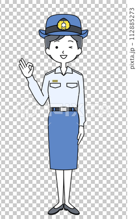 オッケーサイン 消防士(夏制服) オッケーサイン 消防士(夏制服) 112885273