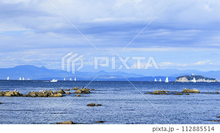 葉山から見た湘南の海 葉山から見た湘南の海 112885514