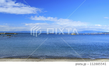 葉山から見た湘南の海 葉山から見た湘南の海 112885541