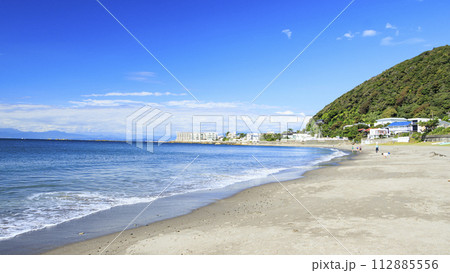 葉山から見た湘南の海 112885556