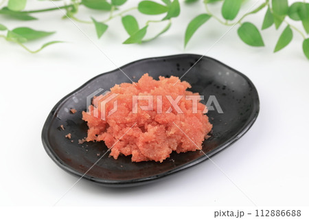 福岡名物の辛子明太子(ほぐし身) 福岡名物の辛子明太子(ほぐし身) 112886688