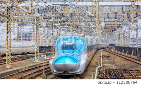 「埼玉県」大宮駅に入る東北新幹線 112886764