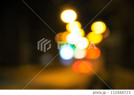 Bokeh blurred car lights at the night Bokeh blurred car lights at the night 112888723
