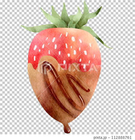Chocolate covered strawberry Chocolate covered strawberry 112888761