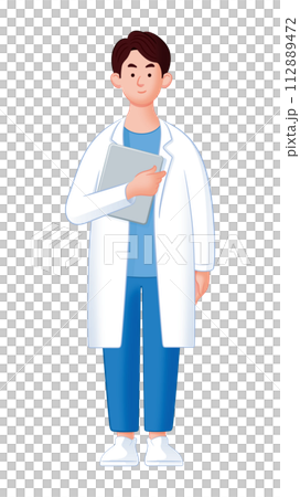 Doctor with medical record Doctor with medical record 112889472
