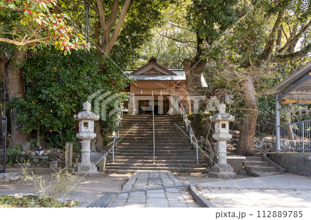 山王神社の拝殿【長崎県長崎市】 112889785