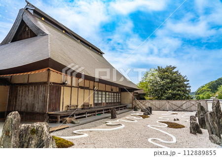 【重要伝統的建造物群保存地区】福住　川原住吉神社 住之江の庭3　兵庫県丹波篠山市 112889855