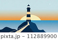灯台のある風景 112889900