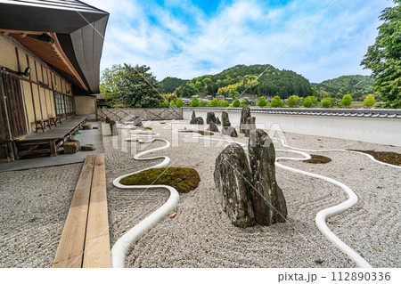 【重要伝統的建造物群保存地区】福住　川原住吉神社 住之江の庭4　兵庫県丹波篠山市 112890336
