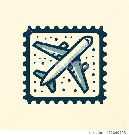 空の矢印：飛行機のエレガンス 112890468