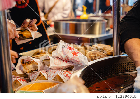 台湾 夜市 胡椒餅 台湾 夜市 胡椒餅 112890619