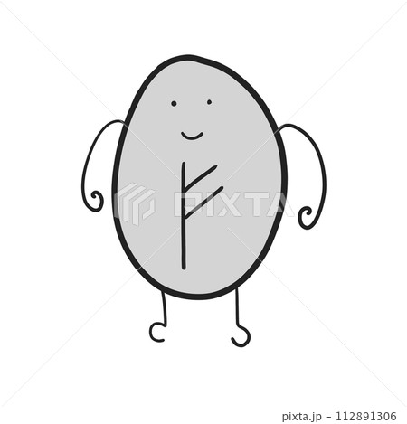 フェオくん　ルーン文字 112891306