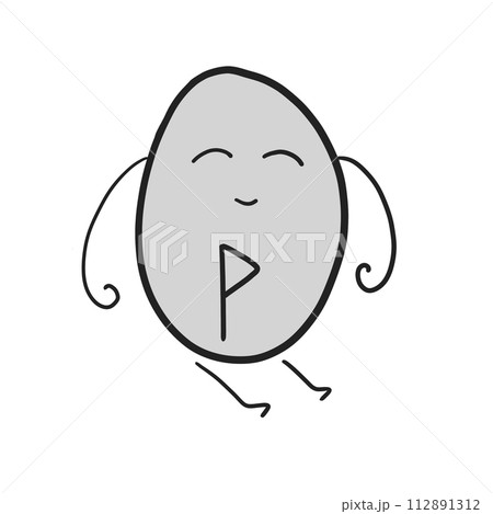 ウィンくん ルーン文字 ウィンくん ルーン文字 112891312