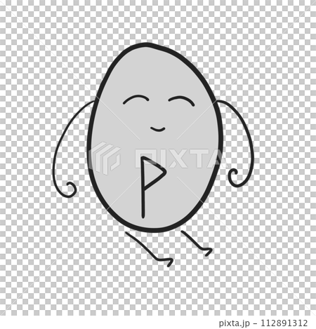 ウィンくん ルーン文字 ウィンくん ルーン文字 112891312