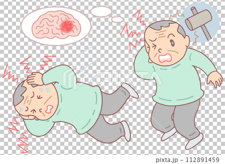 病気・疾病 - 頭痛・激痛・脳内出血・くも膜下出血 病気・疾病 - 頭痛・激痛・脳内出血・くも膜下出血 112891459