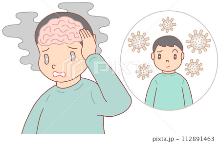 病気・疾病 - ブレインフォグ・新型コロナ後遺症・脳障害 病気・疾病 - ブレインフォグ・新型コロナ後遺症・脳障害 112891463